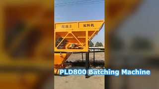 Zweibehälter-Betonmischmaschine vom Typ PLD800, Betonmischstation, Betonmischmaschine, a